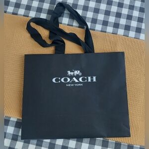 Coach Gift Bag In Black